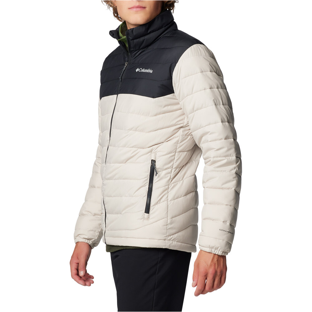 Columbia chaqueta outdoor hombre POWDER LITE II MARRON vista detalle