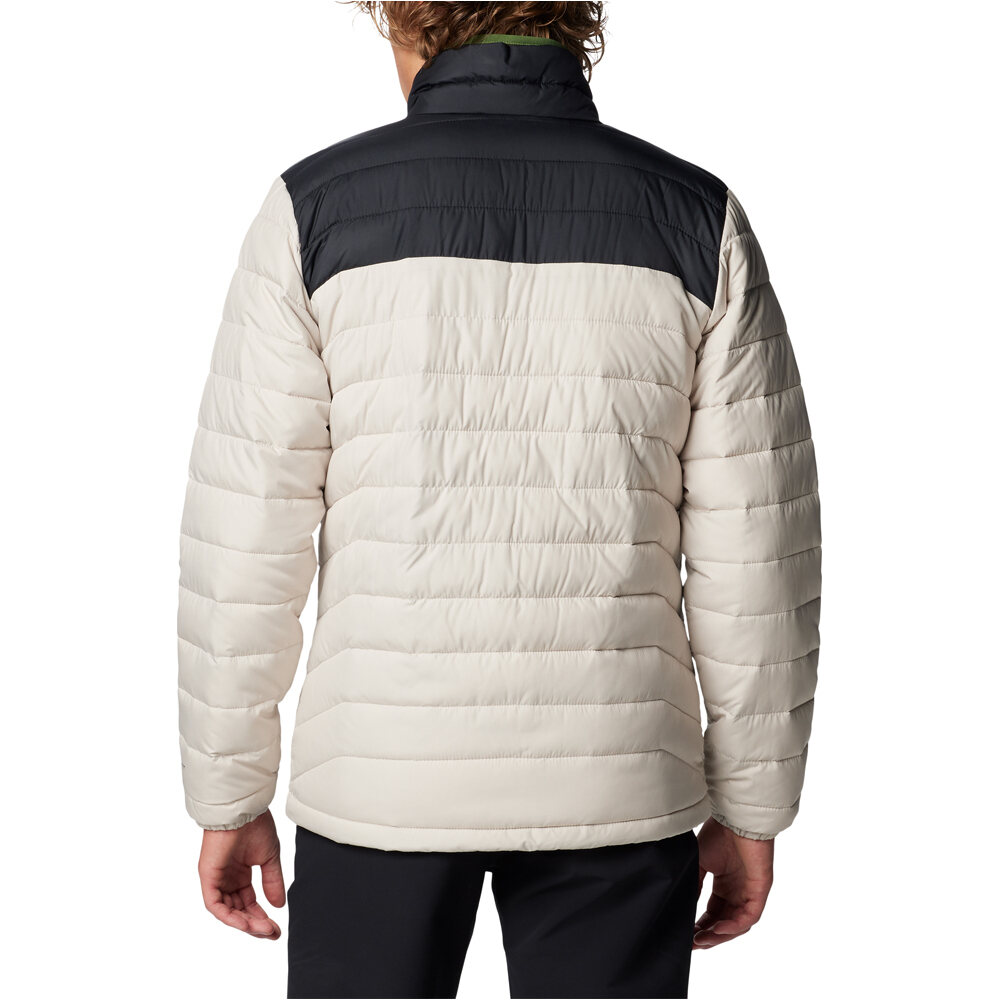 Columbia chaqueta outdoor hombre POWDER LITE II MARRON vista trasera