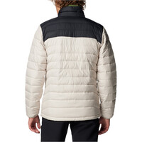 Columbia chaqueta outdoor hombre POWDER LITE II MARRON vista trasera