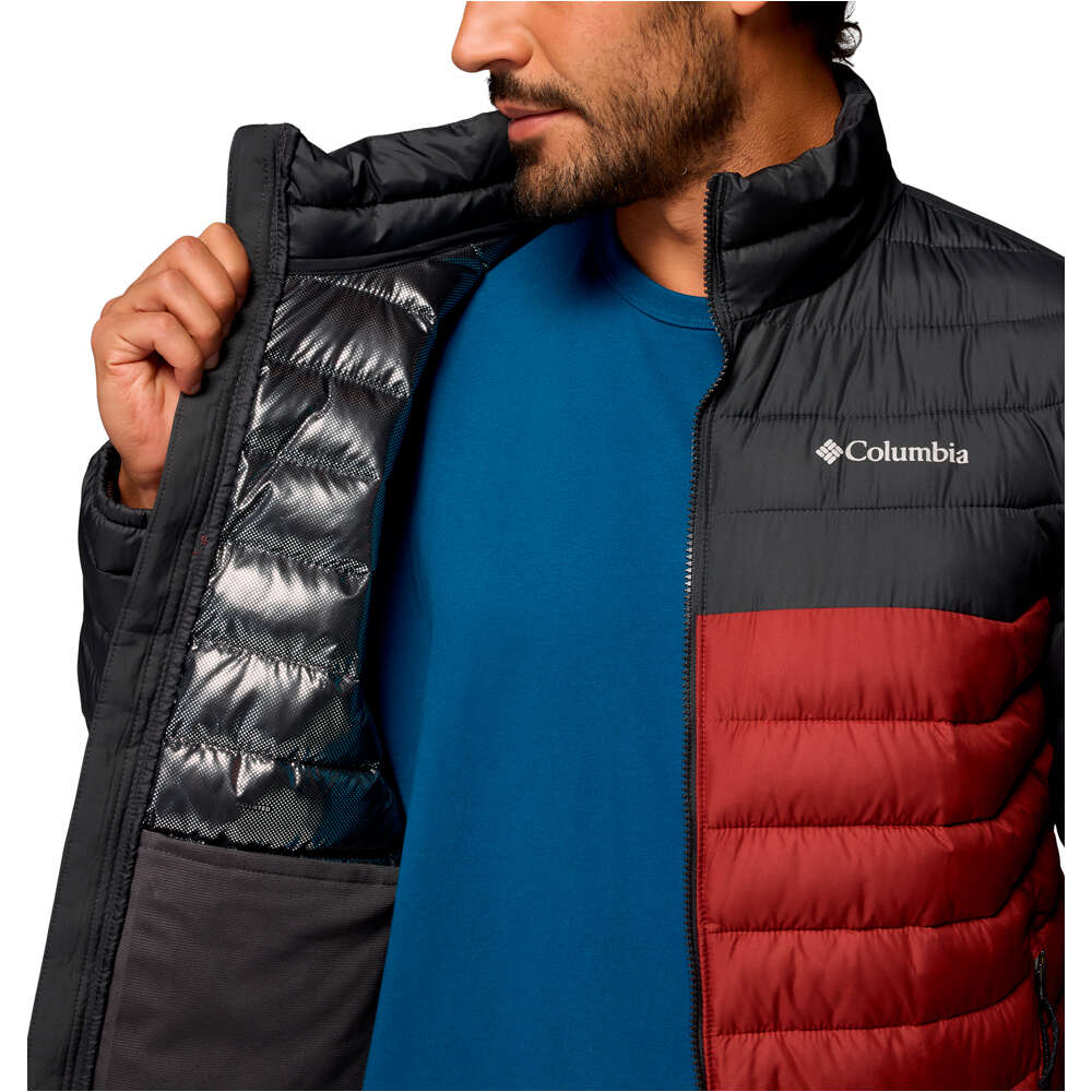 Columbia chaqueta outdoor hombre POWDER LITE II ROJO 03