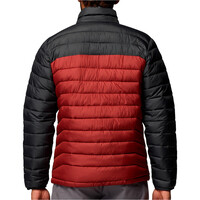 Columbia chaqueta outdoor hombre POWDER LITE II ROJO vista trasera