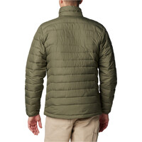 Columbia chaqueta outdoor hombre POWDER LITE II VERDE vista trasera