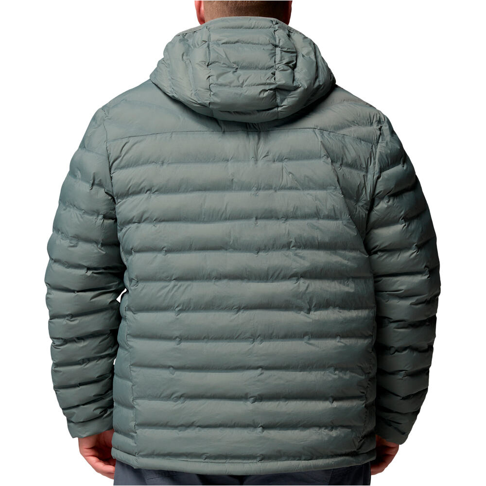 Columbia chaqueta outdoor hombre Terwilliger Trail Heat Seal Hdd Jacket GRIS vista trasera