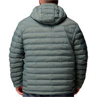 Columbia chaqueta outdoor hombre Terwilliger Trail Heat Seal Hdd Jacket GRIS vista trasera