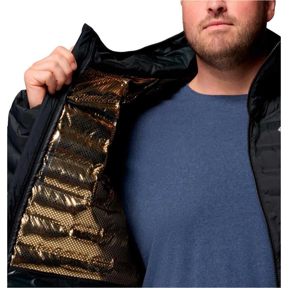 Columbia chaqueta outdoor hombre Terwilliger Trail Heat Seal Hdd Jacket NEGRO 03