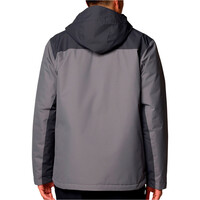 Columbia chaqueta outdoor hombre TIPTON PEAK III GRIS vista trasera
