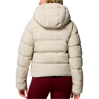 Columbia chaqueta outdoor mujer Amaze Puff  Hooded Jacket MARRON vista trasera