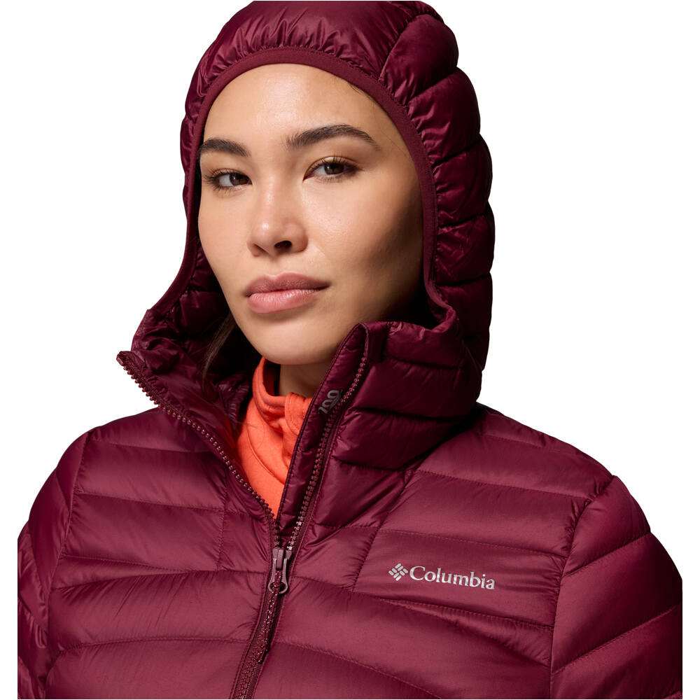 Columbia chaqueta outdoor mujer CORELITE DOWN ROJO 04