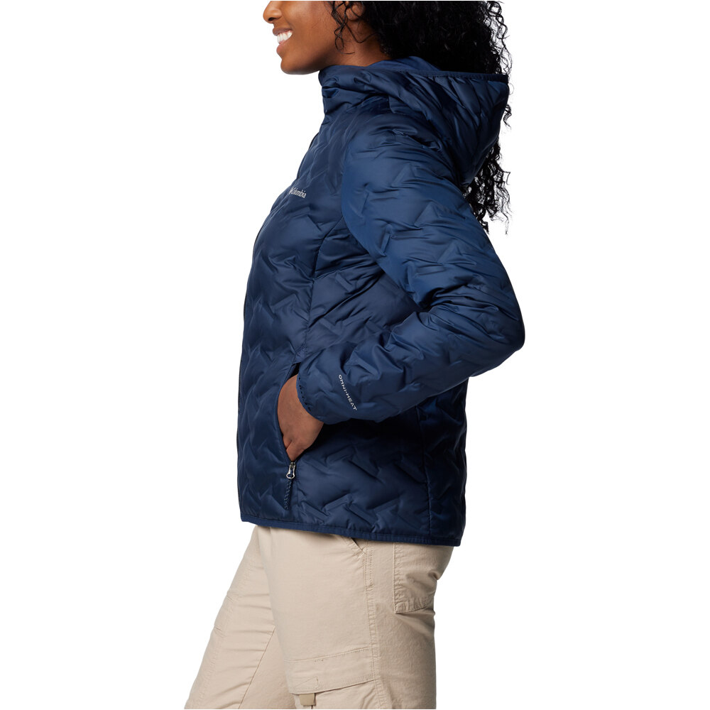 Columbia chaqueta outdoor mujer DELTA RIDGE II AZUL vista detalle