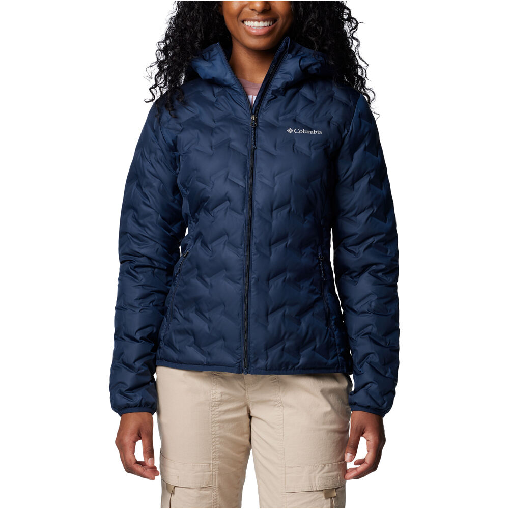 Columbia chaqueta outdoor mujer DELTA RIDGE II AZUL vista frontal