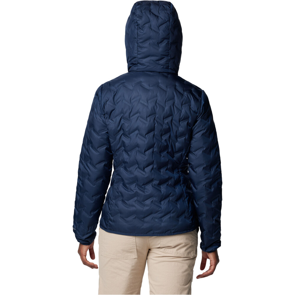 Columbia chaqueta outdoor mujer DELTA RIDGE II AZUL vista trasera