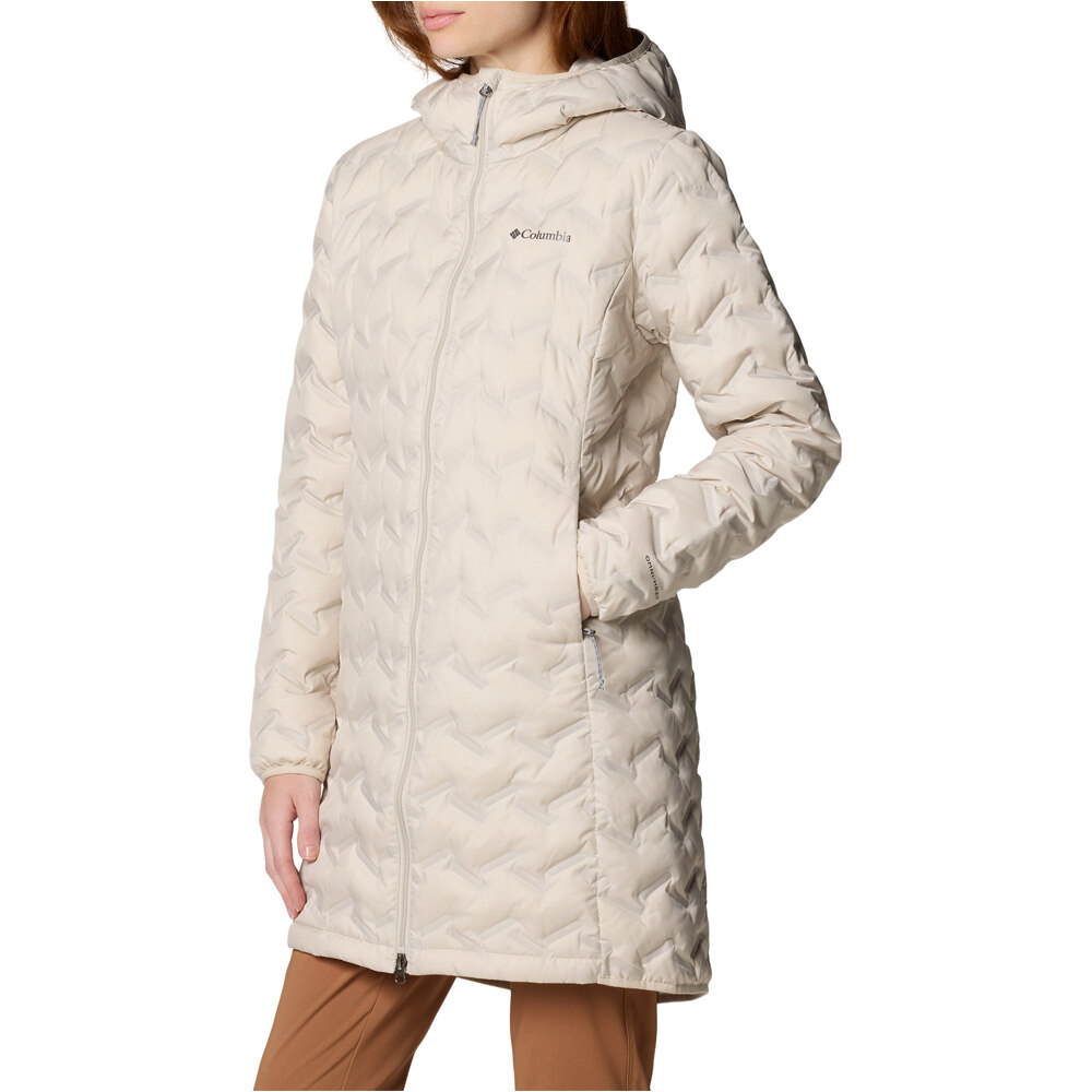 Columbia chaqueta outdoor mujer DELTA RIDGE II BLANCO vista detalle