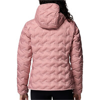 Columbia chaqueta outdoor mujer DELTA RIDGE II DOWN ROSA vista trasera