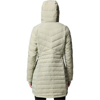 Columbia chaqueta outdoor mujer JOY PEAK II MID BLANCO vista trasera