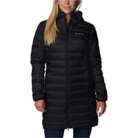 Columbia chaqueta outdoor mujer LAKE 22 II NEGRO vista frontal