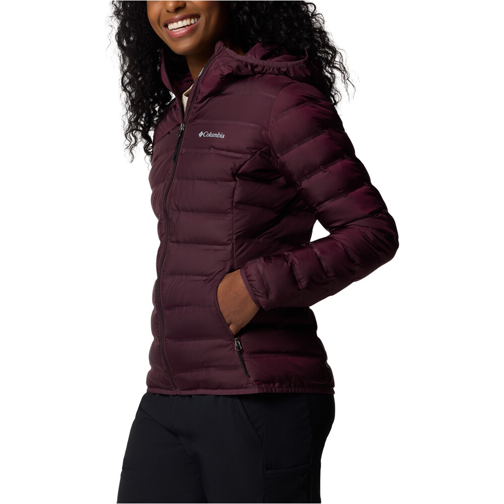 Columbia chaqueta outdoor mujer LAKE 22 II ROJO vista detalle
