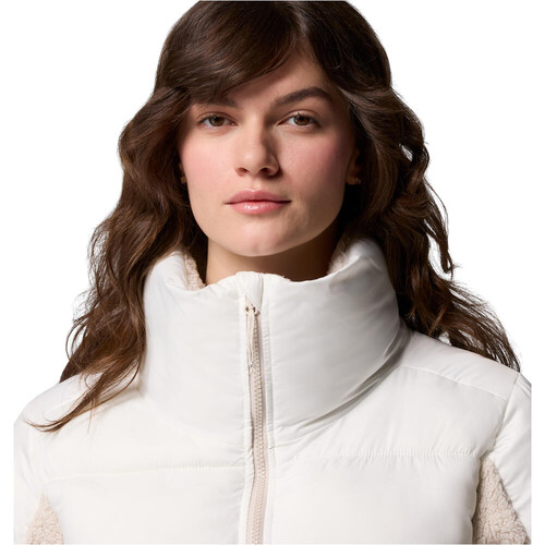 Columbia chaqueta outdoor mujer LEADBETTER POINT II SHERPA HYBRID BLANCO
