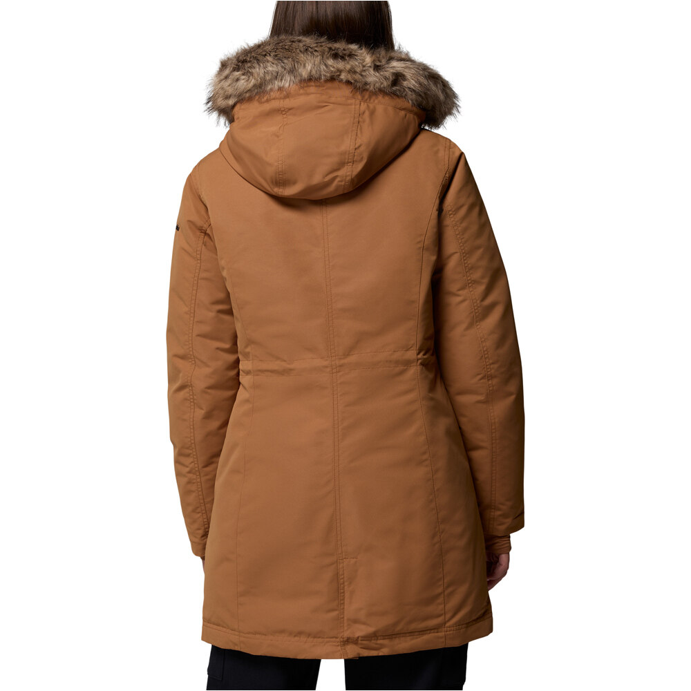 Columbia chaqueta outdoor mujer LITTLE SI II MARRON vista trasera