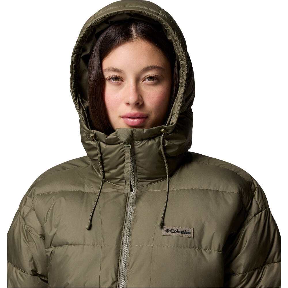 Columbia chaqueta outdoor mujer PIKE LAKE III VERDE vista detalle