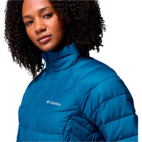 Columbia chaqueta outdoor mujer POWDER LITE II AZUL vista detalle