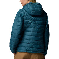 Columbia chaqueta outdoor mujer POWDER LITE II AZUL vista trasera
