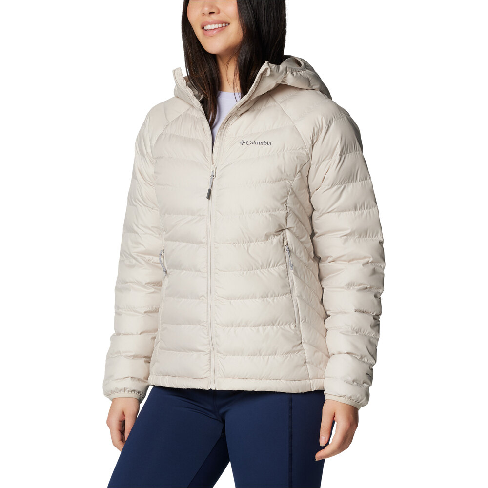 Columbia chaqueta outdoor mujer POWDER LITE II MARRON vista detalle
