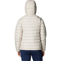 Columbia chaqueta outdoor mujer POWDER LITE II MARRON vista trasera