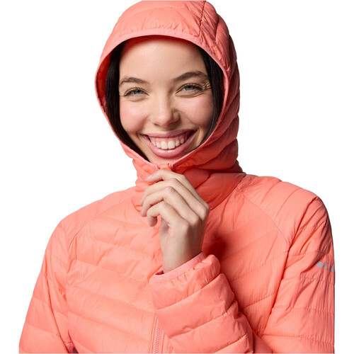 Columbia chaqueta outdoor mujer POWDER PASS ROJO