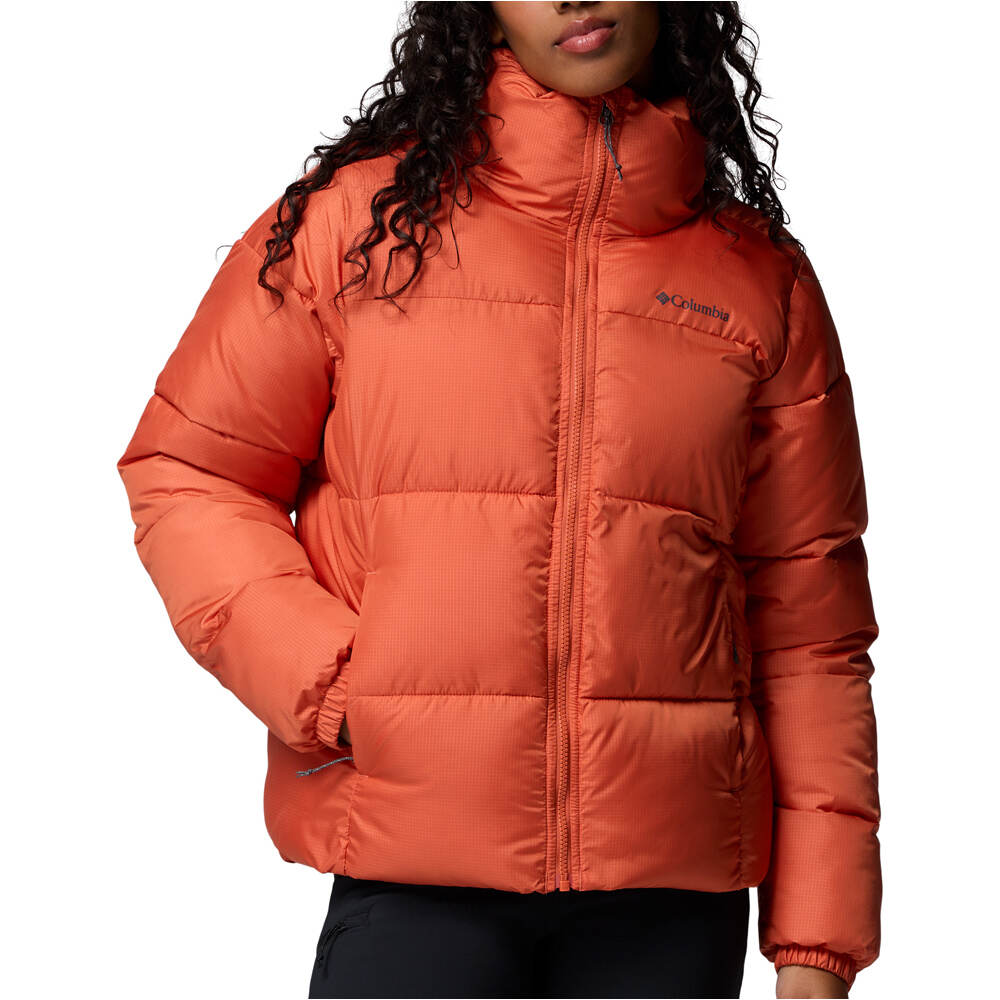 Columbia chaqueta outdoor mujer PUFFECT II NARANJA vista frontal