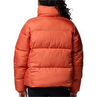 Columbia chaqueta outdoor mujer PUFFECT II NARANJA vista trasera