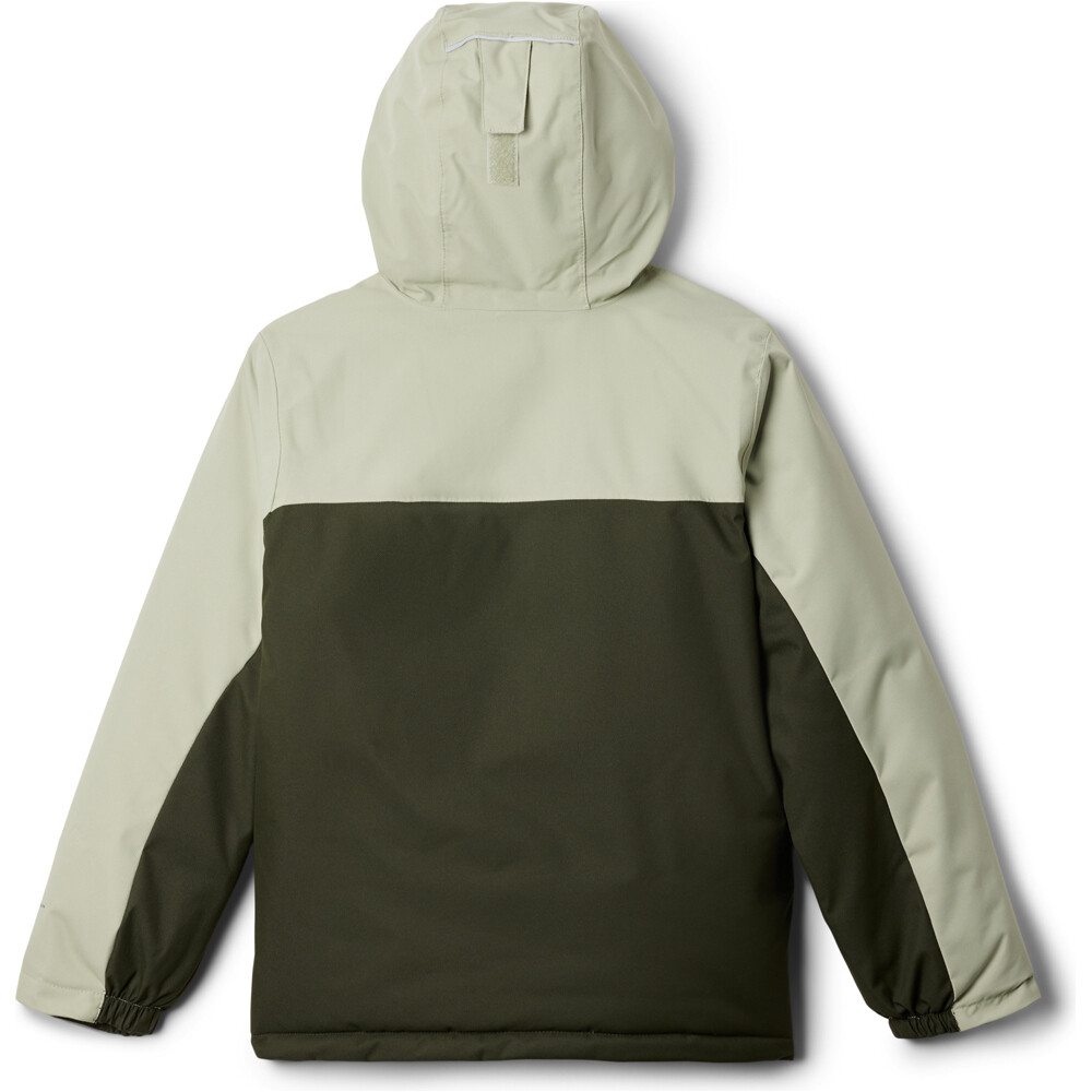 Columbia chaqueta outdoor niño HIKEBOUND II VERDE vista trasera