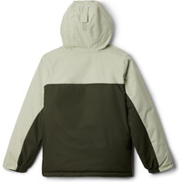 Columbia chaqueta outdoor niño HIKEBOUND II VERDE vista trasera