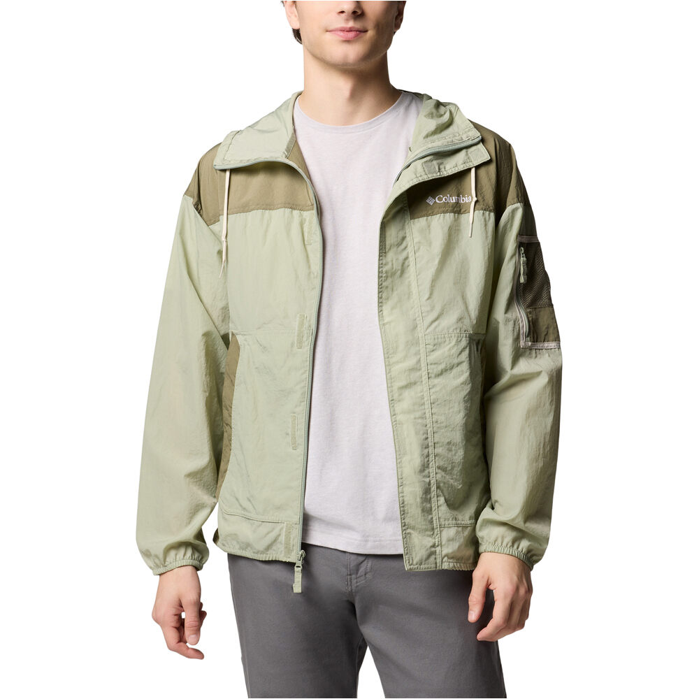 Columbia chaqueta softshell hombre CHALLENGER II WINDBREAKER VERDE 03
