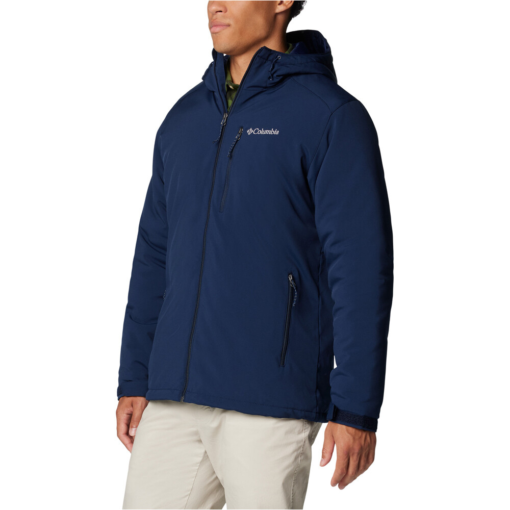 Columbia chaqueta softshell hombre GATE RACER II AZUL vista detalle