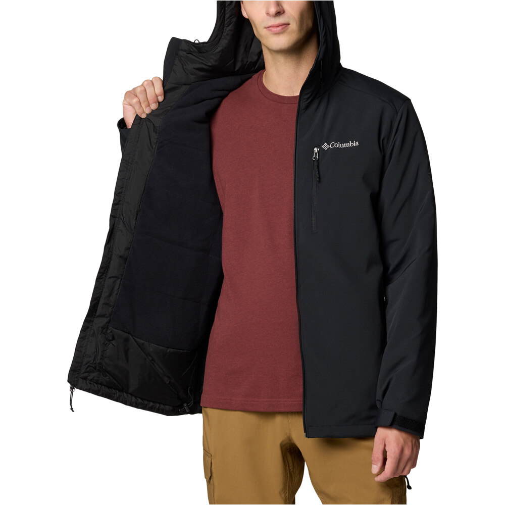 Columbia chaqueta softshell hombre GATE RACER II NEGRO 03