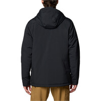 Columbia chaqueta softshell hombre GATE RACER II NEGRO vista trasera