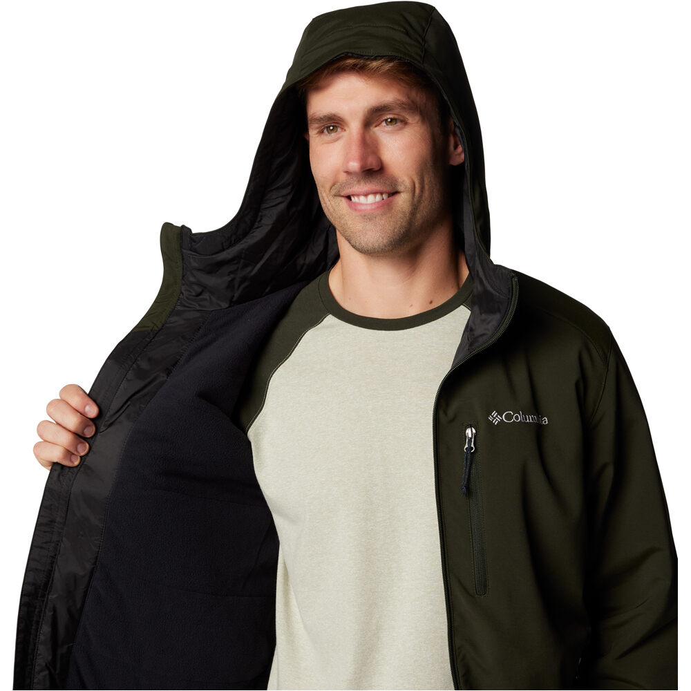 Columbia chaqueta softshell hombre GATE RACER II VERDE 05