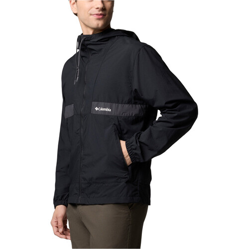 COLUMBIA SPIRE VALLEY HOODED WINDBREAKER negro