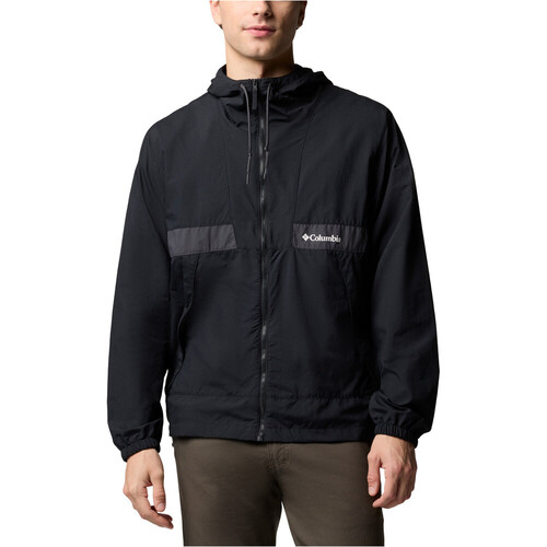 COLUMBIA SPIRE VALLEY HOODED WINDBREAKER negro