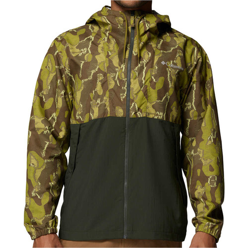 COLUMBIA SPIRE VALLEY NOVELTY WINDBREAKER verde