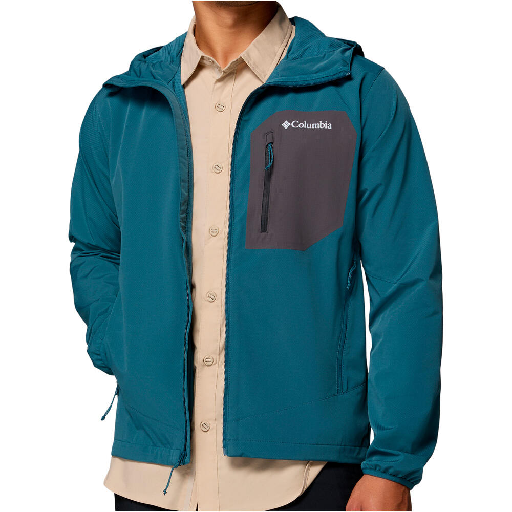 Columbia chaqueta softshell hombre TALL HEIGHTS III AZUL 03