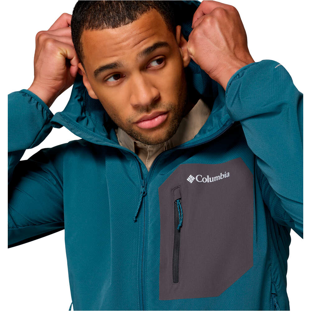 Columbia chaqueta softshell hombre TALL HEIGHTS III AZUL 04
