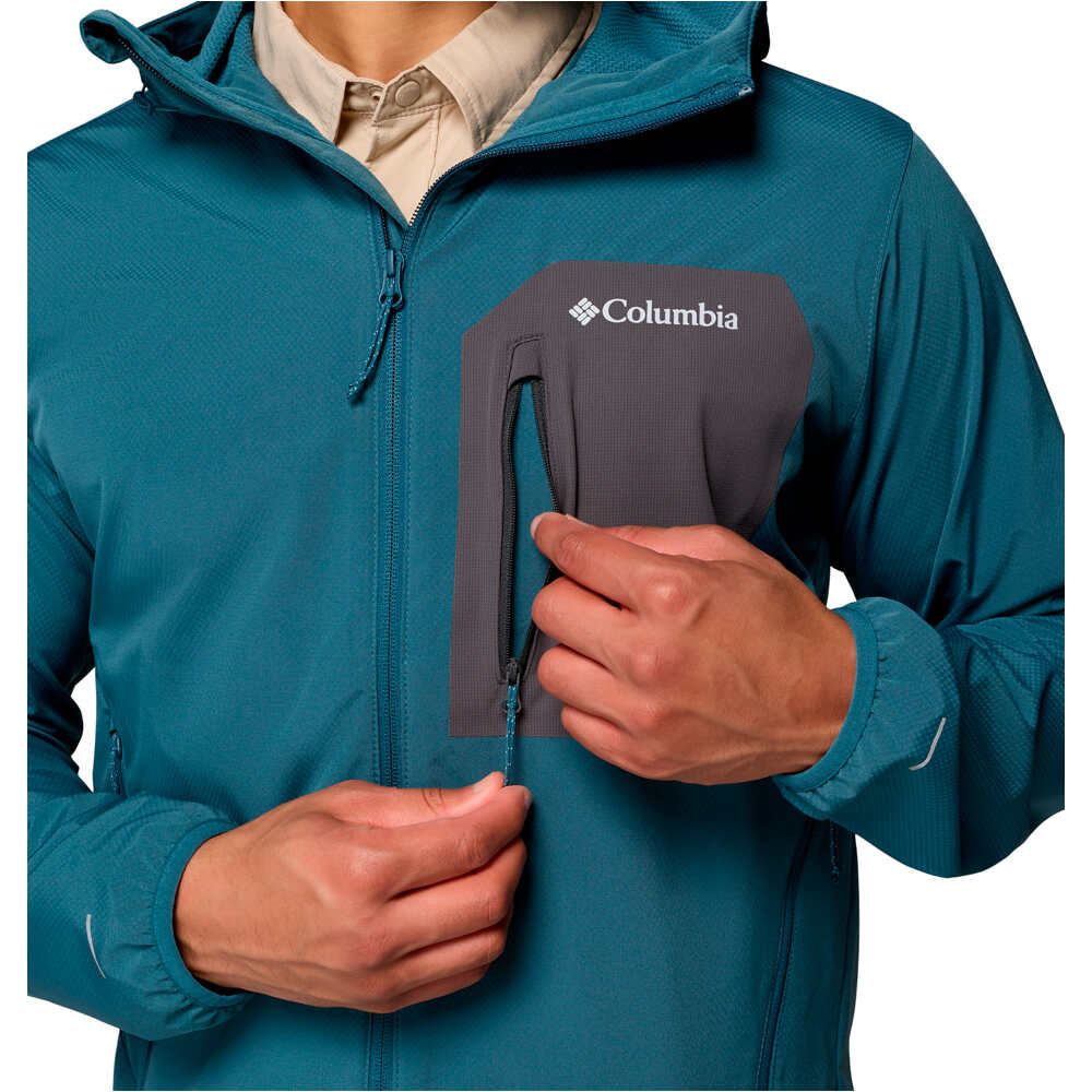 Columbia chaqueta softshell hombre TALL HEIGHTS III AZUL 05
