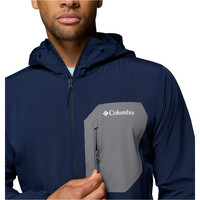 Columbia chaqueta softshell hombre TALL HEIGHTS III AZUL 06