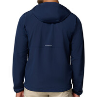 Columbia chaqueta softshell hombre TALL HEIGHTS III AZUL vista trasera