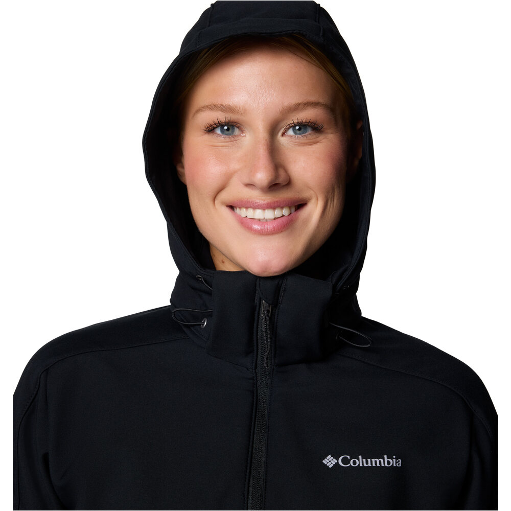 Columbia chaqueta softshell mujer CASCADE RIDGE III NEGRO 04