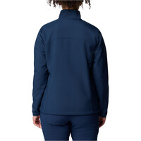 Columbia chaqueta softshell mujer KRUSER RIDGE III AZUL vista trasera