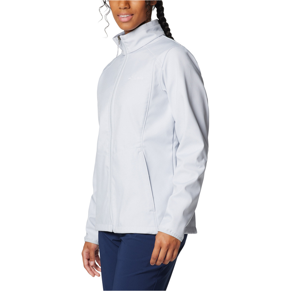 Columbia chaqueta softshell mujer KRUSER RIDGE III GRIS vista detalle