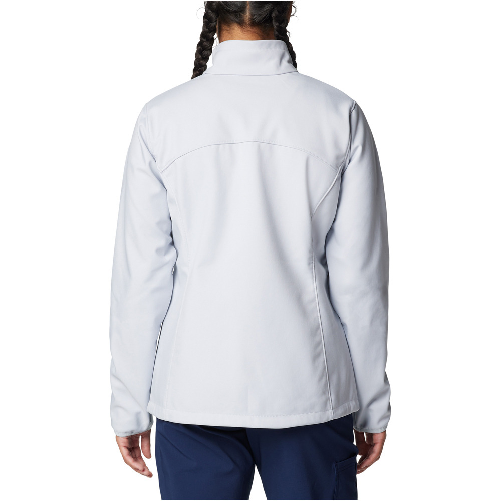 Columbia chaqueta softshell mujer KRUSER RIDGE III GRIS vista trasera