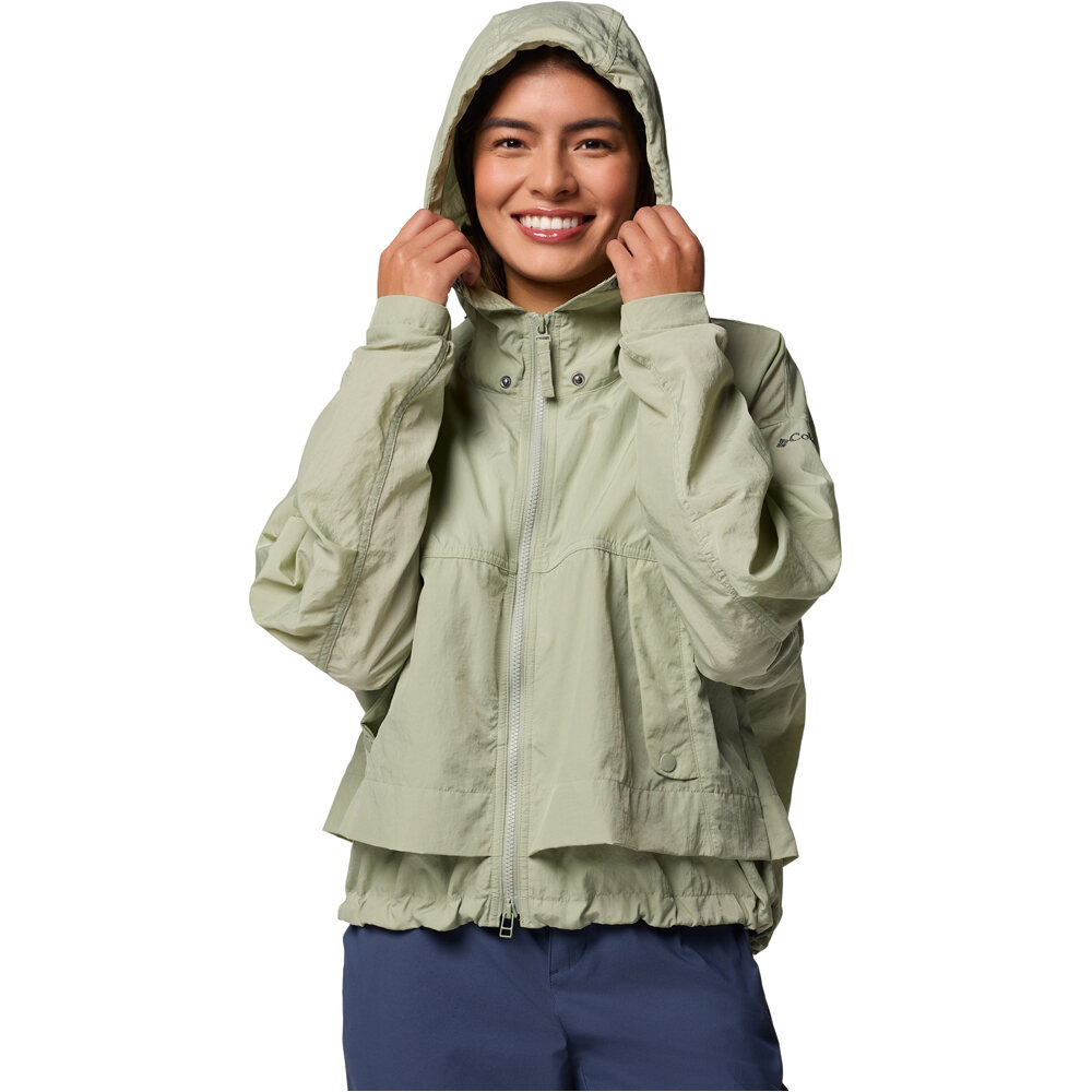 Columbia chaqueta softshell mujer PARACUTIE II WINDBREAKER VERDE 03